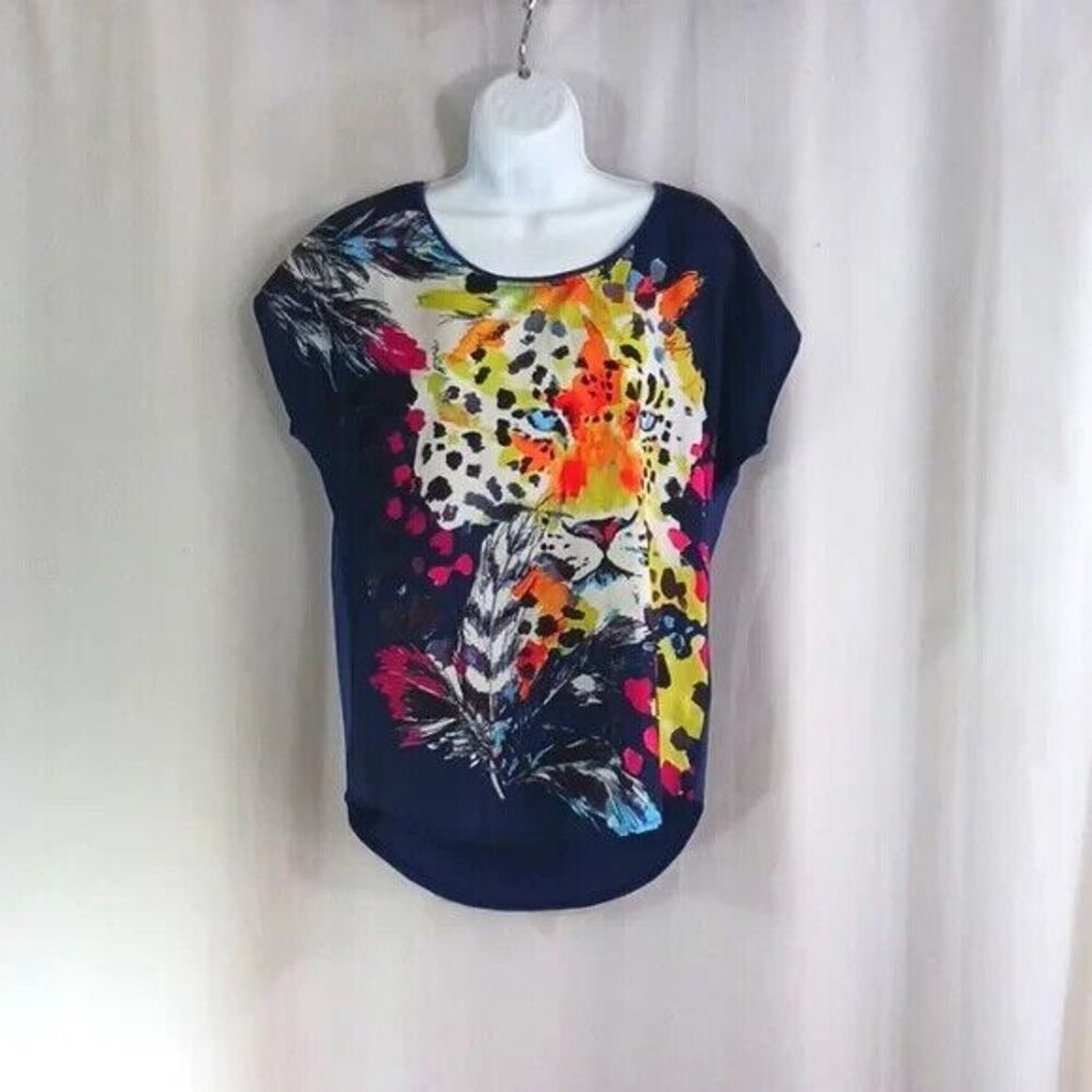 Rock & Republic women's size small top tiger print *